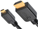 Кабель HDMI - microHDMI 3.0м Buro MICROHDMI-HDMI-3 черный6