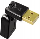 Переходник USB 2.0 AM-AF Hama позолоченные контакты черный H-545384