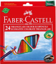 Набор цветных карандашей Faber-Castell Eco с точилкой 24 шт 120524