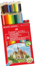 Набор цветных карандашей Faber-Castell Eco Замок с точилкой 36 шт 1201362