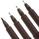Набор капиллярных ручек Faber-Castell Pitt Artist Pen 4 шт сепия 0.3 мм 1671012