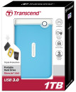 Внешний жесткий диск 2.5" USB3.0 1 Tb Transcend StoreJet 25М TS1TSJ25M3B голубой6