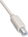 Кабель USB 2.0 AM-BM 5.0м Buro ферритовые кольца серый USB2.0-AM/BM-5M-MG 8172626