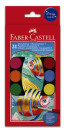 Акварель Faber-Castell Watercolours, 2 кисточки диаметр 30 мм 21 цвет 125021