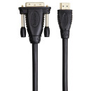 Кабель HDMI-DVI/D 2.0м позолоченные штекеры черный H-340332