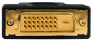 Переходник DVI-D-HDMI(f) Compact Dual Link Hama позолоченные контакты черный 1222372