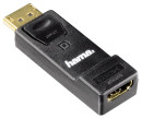 Адаптер Hama DisplayPort - HDMI (m-f) позолоченные контакты H-545862