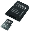 Карта памяти Micro SDHC 32Gb Class 4 Sandisk SDSDQM-032G-B35A + SD адаптер2