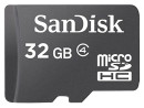 Карта памяти Micro SDHC 32Gb Class 4 Sandisk SDSDQM-032G-B35A + SD адаптер4