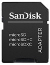 Карта памяти Micro SDHC 32Gb Class 4 Sandisk SDSDQM-032G-B35A + SD адаптер5