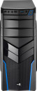 Корпус ATX Aerocool V2X Blue Edition 600 Вт чёрный синий3