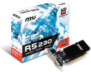 Видеокарта 2048Mb MSI R5 230 LP PCI-E GDDR3 64bit VGA DVI HDMI HDCP 2GD3H LP Retail5