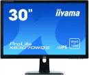 Монитор 30" iiYama XB3070WQS-B1 черный AH-IPS 2560х1600 350 cd/m^2 5 ms DVI HDMI DisplayPort VGA Аудио