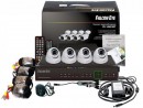 Комплект видеонаблюдения Falcon Eye FE-104D-KIT Дом 4 уличные камеры 4-х канальный видеорегистратор установочный комплект2