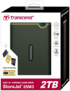 Внешний жесткий диск 2.5" USB3.0 2 Tb Transcend StoreJet 25M3 TS2TSJ25M3 черно-зеленый6