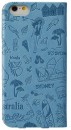 Чехол-книжка Ozaki O!coat Travel для iPhone 6 голубой OC569SY3