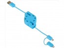 Кабель USB Hama синий 1.2м 00054564