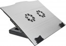 Подставка для ноутбука 17" Gembird  NBS-5 пластик/алюминий серебристо-черный