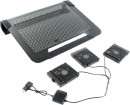 Подставка для ноутбука до 19" Cooler Master NotePal U3 Plus R9-NBC-U3PK-GP пластик/алюминий/резина 1800об/мин 23db черный2