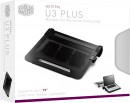 Подставка для ноутбука до 19" Cooler Master NotePal U3 Plus R9-NBC-U3PK-GP пластик/алюминий/резина 1800об/мин 23db черный8