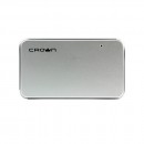 Концентратор USB 2.0 Crown CMH-B19 4 x USB 2.0 серебристый2