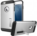 Чехол (клип-кейс) SGP Slim Armor Case для iPhone 6 Plus серебристый SGP109042