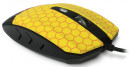 Мышь проводная CBR CM-833 Beeman чёрный жёлтый USB2