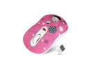 Мышь беспроводная Crown CMM-928W розовый рисунок USB CM000001190