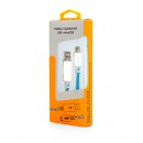 Кабель USB-microUSB 1.0м Gmini mCable MEL801 голубая подсветка голубой2