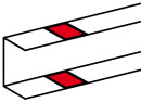 Накладка на стык профиля  LEGRAND 010700 самоклеющаяся для односекционных кабель-каналов DLP белый 10692