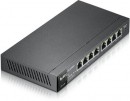 Коммутатор Zyxel GS1100-8HP неуправляемый 8 портов 10/100/1000Mbps PoE2
