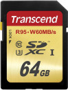Карта памяти SDXC 64GB Class 10 Transcend TS64GSDU32