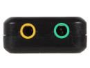 Переходник USB 2.0 - 2xJack3.5mm ORIENT AU-01PL3