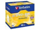 Диски DVD+RW Verbatim 4x 4.7Gb Jewel case 10 шт 43246