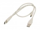 Kабель USB 2.0 Ningbo mini 5pin - A 0.5м + дополнительное питание A 0.3м Blister 841902