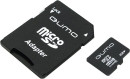 Карта памяти Micro SDHC 8Gb class 10 QUMO QM8GMICSDHC10 + SD adapter2