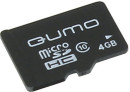 Карта памяти Micro SDHC 4Gb class 10 QUMO QM4GMICSDHC10 + SD adapter5