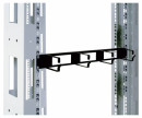 Горизонтальный кабельный органайзер ЦМО с окнами ГКО-О-4.62-9005 1U черный3