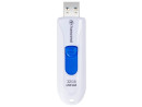 Флешка 32Gb Transcend 790 TS32GJF790W USB 3.0 белый голубой2