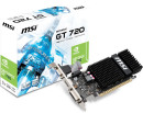 Видеокарта 1024Mb MSI GeForce GT720 PCI-E DDR3 64bit DVI HDMI HDCP N720-1GD3HLP Retail6