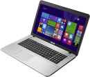 Ноутбук ASUS X751LN 17.3" 1600x900 глянцевый i7-4510U 2.0GHz 6Gb 500Gb GT840M-2Gb DVD-RW Bluetooth Wi-Fi Win8.1 темно-серый 90NB06W5-M007602