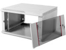 Шкаф настенный разборный 9U ЦМО ШРН-Э-9.500 600х520mm дверь стекло серый2
