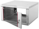 Шкаф настенный разборный 9U ЦМО ШРН-Э-9.500 600х520mm дверь стекло серый3