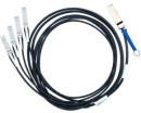 Кабель Mellanox passive copper hybrid cable ETH 40GbE to 4x10GbE QSFP to 4xSFP+ 3m MC2609130-003