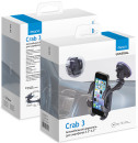 Автомобильный держатель универсальный Deppa Crab 3 для смартфонов 3,5"-6,5" гибкая штанга 551032