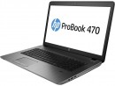 Ноутбук HP Probook 470 G2 17.3" 1600х900 матовый i3-5010U 2.1GHz 4Gb 500Gb HD5500 DVD-RW Bluetooth Wi-Fi Win7Pro Win8.1Pro черный K9J97EA2