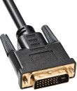 Кабель HDMI-DVI-D 1.8м Buro позолоченные контакты ферритовые кольца HDMI-19M-DVI-D-1.8M 8172236