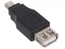 Переходник USB(F)-miniUSB(M) 3Cott 3C-USBAF-MINI-USB5PM-AD29