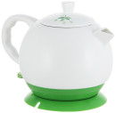 Чайник Vitek VT-1171 1800 Вт белый зелёный рисунок 1.3 л керамика5