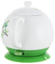Чайник Vitek VT-1171 1800 Вт белый зелёный рисунок 1.3 л керамика8